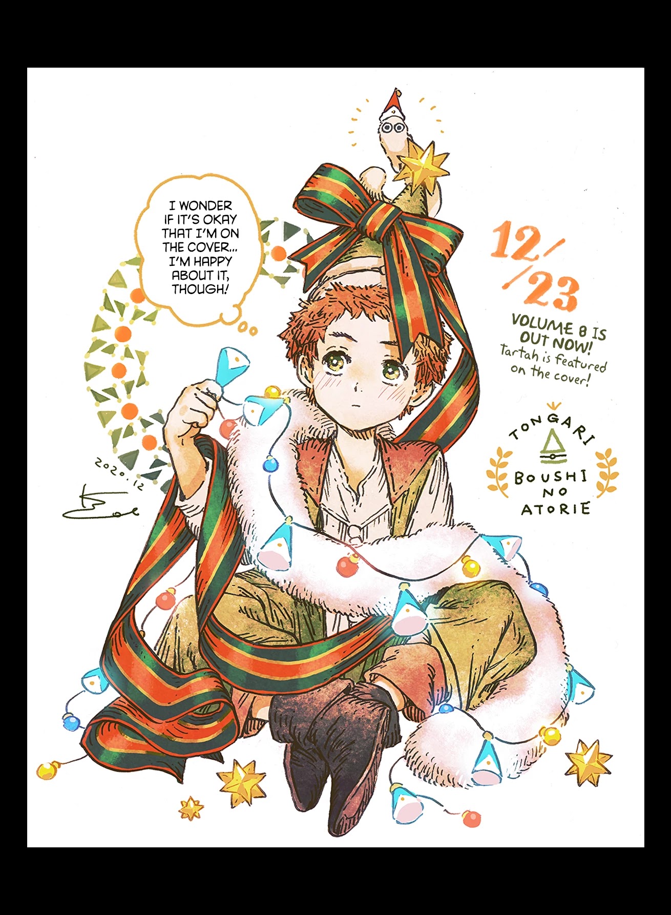 Tongari Booshi no Atorie Chapter 42.9 page 14 - Chapter 42.9: Special Bonus Mini Art Batch -- Winter Holidays
