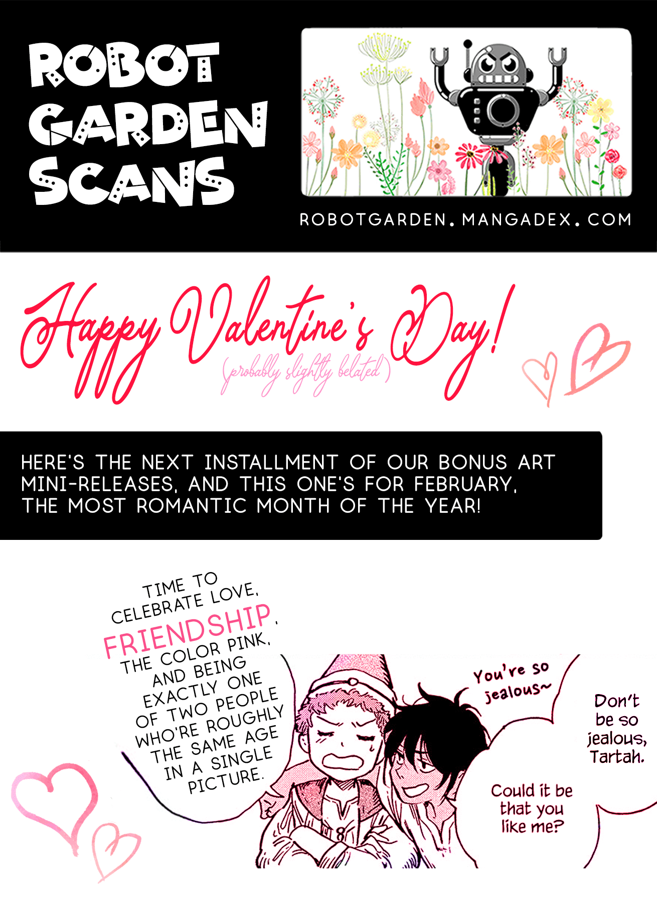 Tongari Booshi no Atorie Chapter 43.9 page 2 - Chapter 43.9: Special Bonus Mini Art Batch -- Valentine's