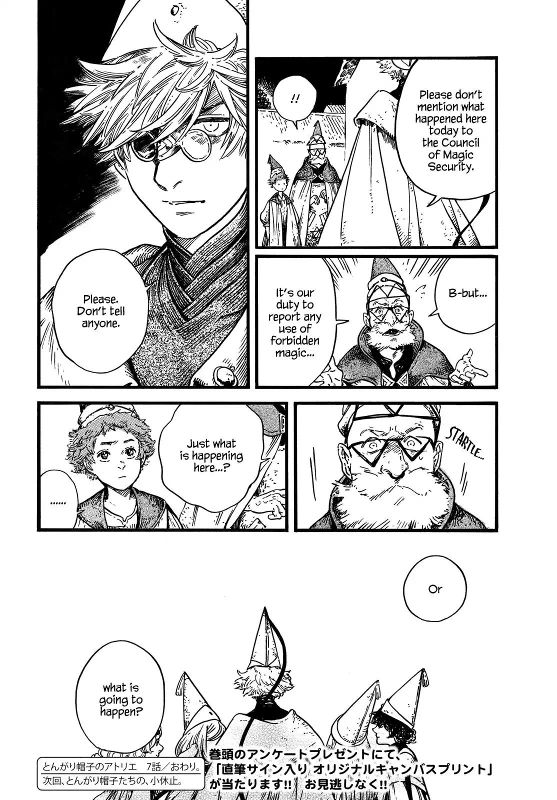 Tongari Booshi no Atorie Chapter 7 page 37 - Chapter 7