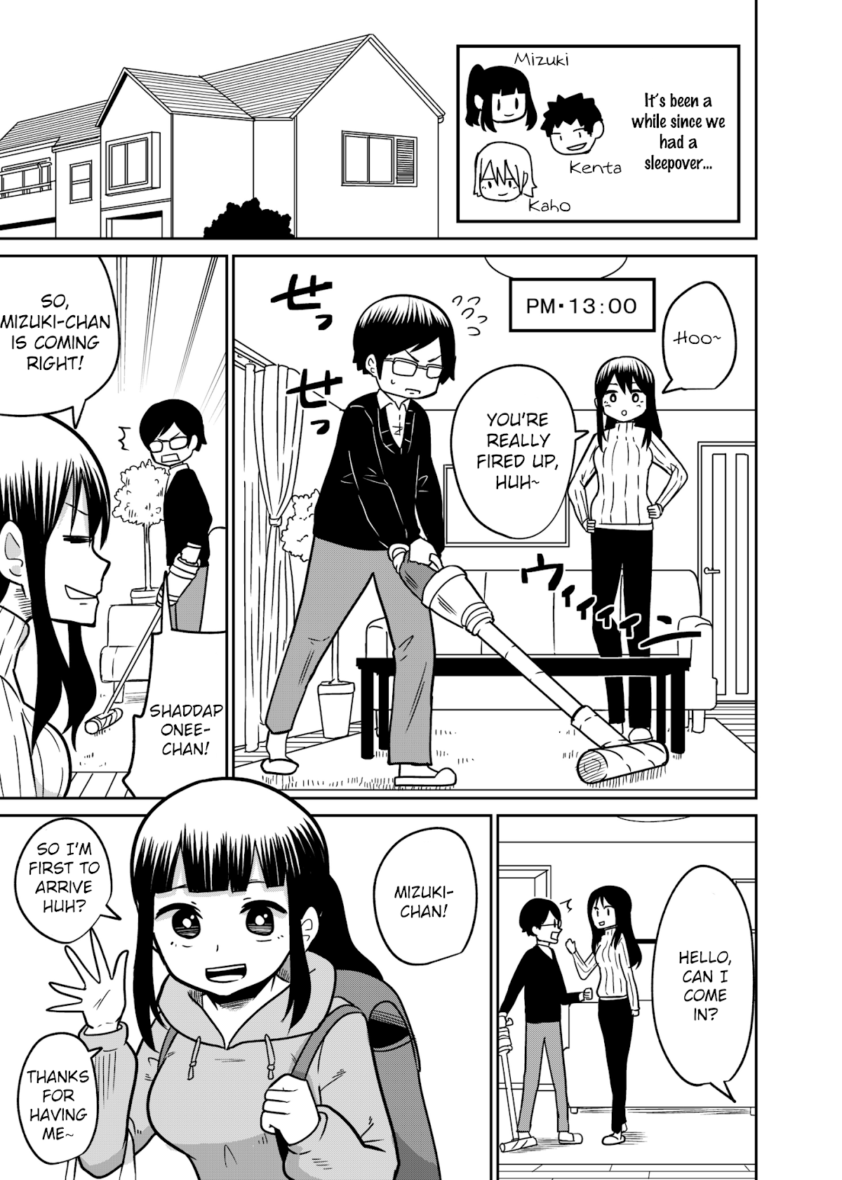 Tonight, we are having a sleepover Chapter 2 page 1 - Chapter 2