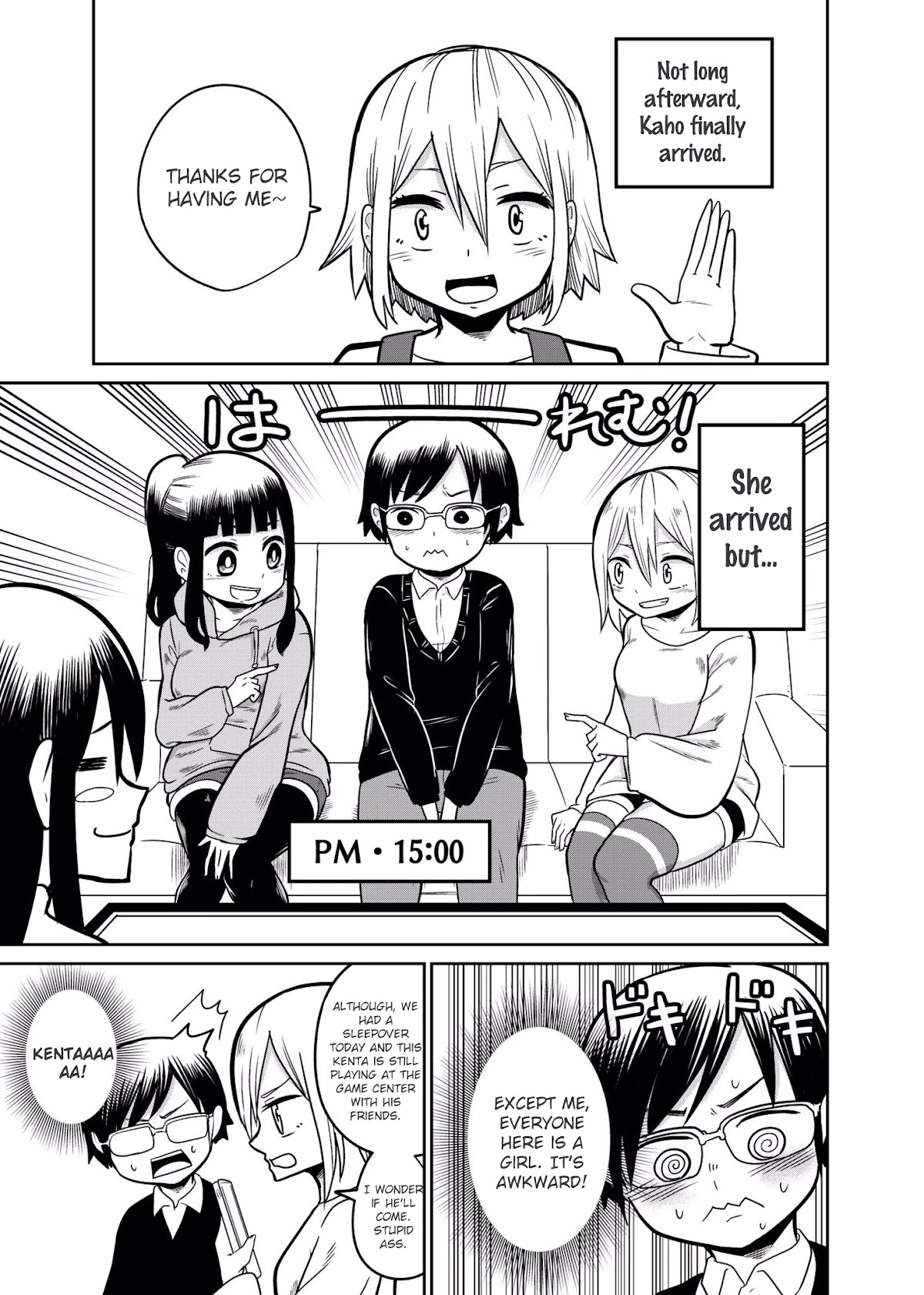 Tonight, we are having a sleepover Chapter 3 page 1 - Chapter 3
