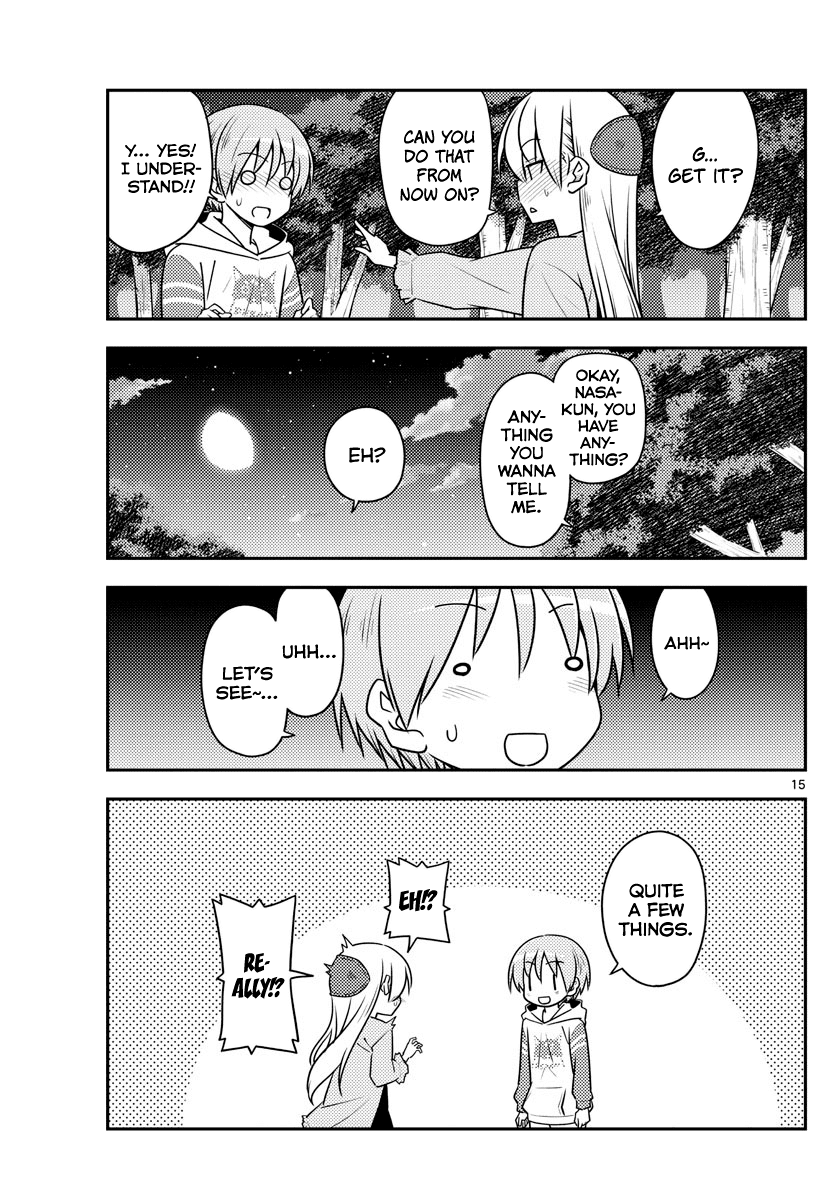 Tonikaku Cawaii Chapter 107 page 15 - Chapter 107: When you become an adult, you should make sure to remember this