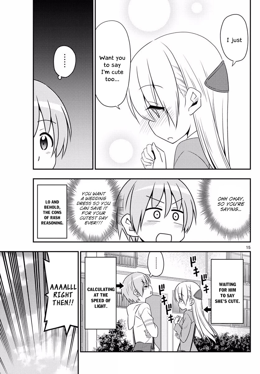 Tonikaku Cawaii Chapter 11 page 15 - Chapter 11: The Problems Which Occur Between Boy And Girl Usually Start At This Point