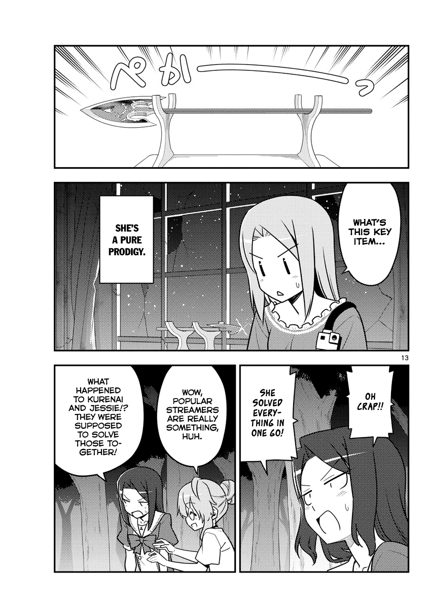 Tonikaku Cawaii Chapter 129 page 13 - Chapter 129: Horror game corpses tend to leave mysterious messages