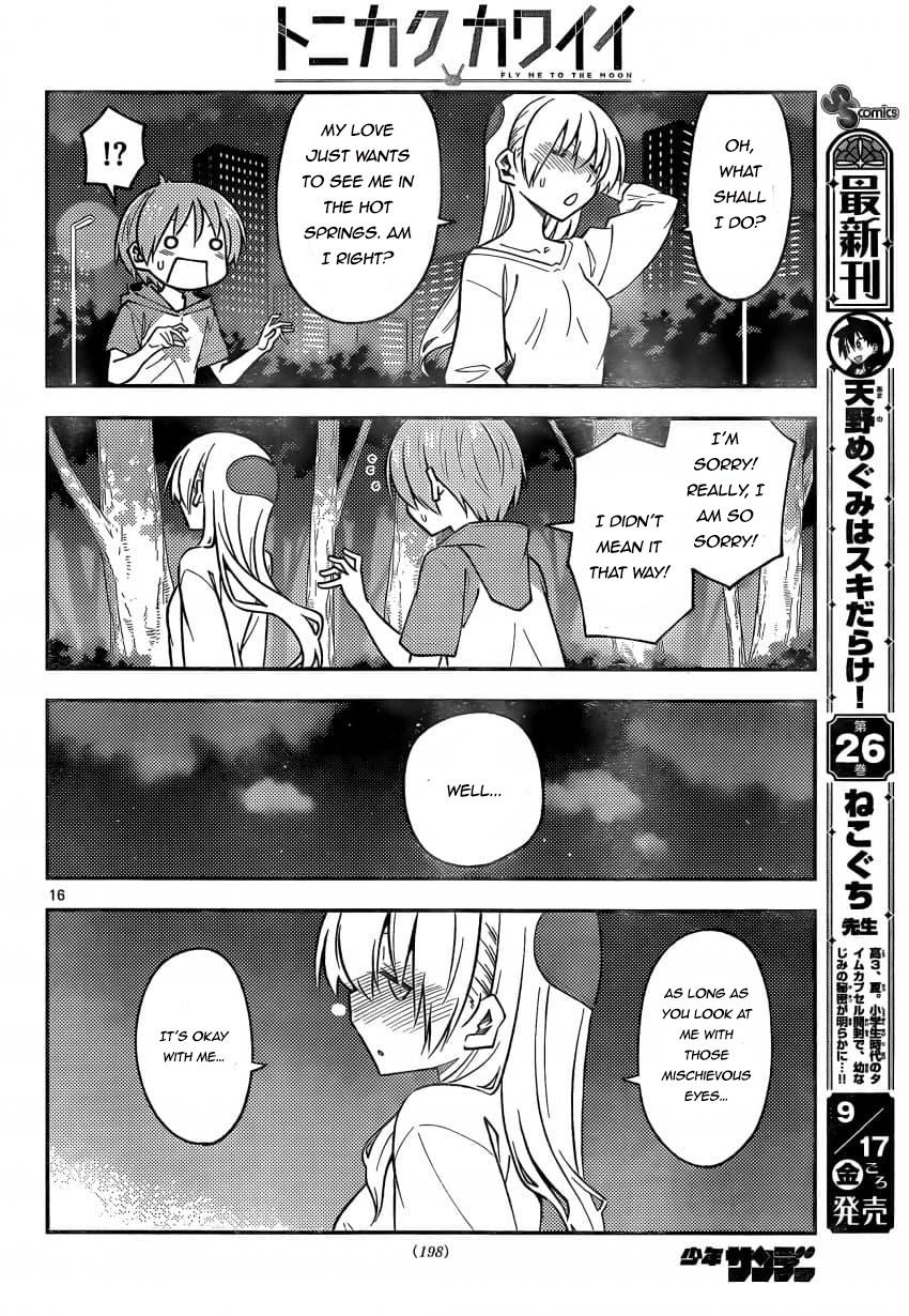 Tonikaku Cawaii Chapter 162 page 16 - Chapter 162