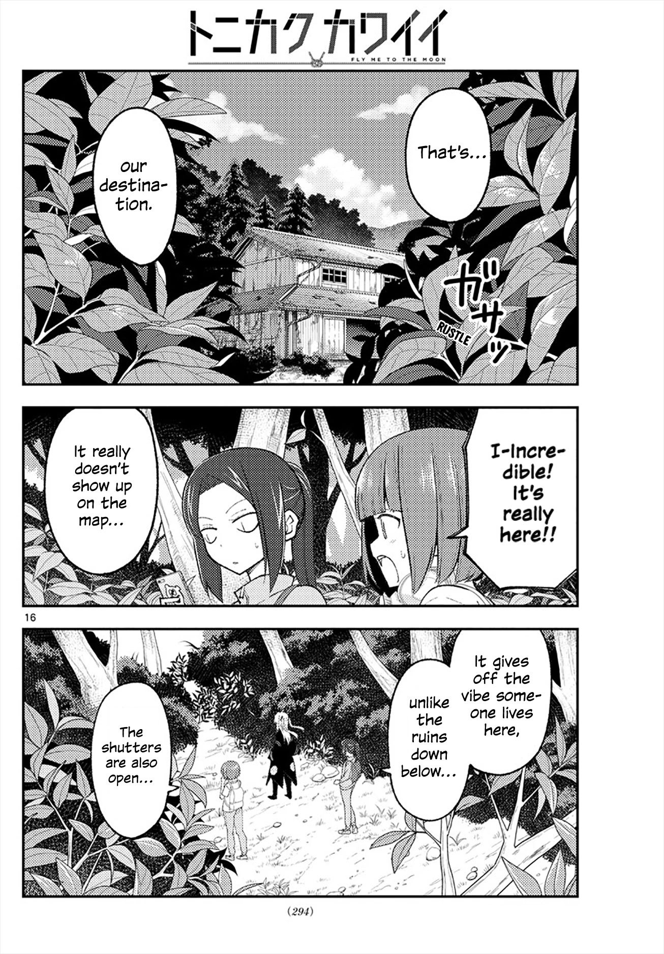 Tonikaku Cawaii Chapter 177 page 16 - Chapter 177: If you keep watching videos of people in distress while hiking, even the mountain will feel dejected
