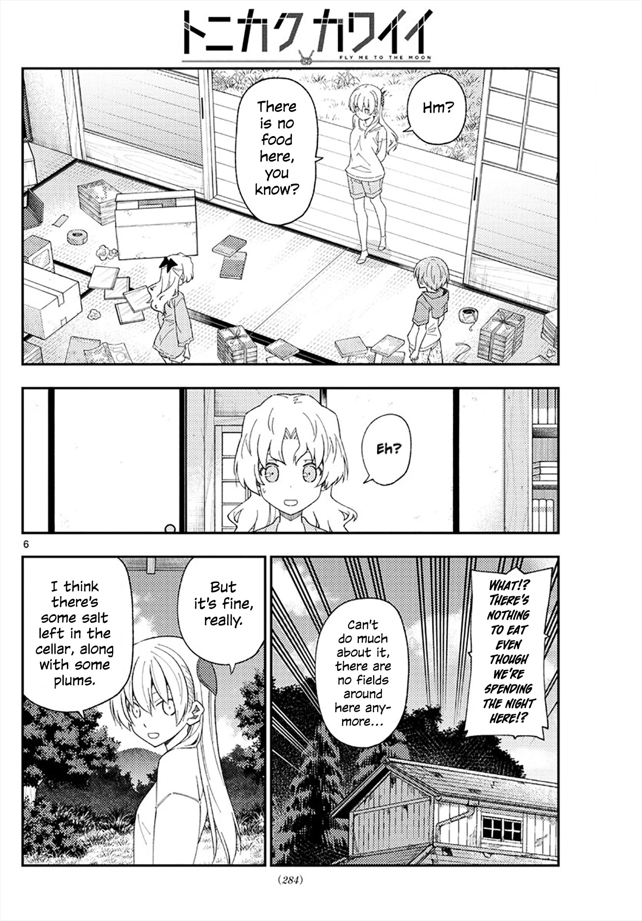 Tonikaku Cawaii Chapter 177 page 6 - Chapter 177: If you keep watching videos of people in distress while hiking, even the mountain will feel dejected