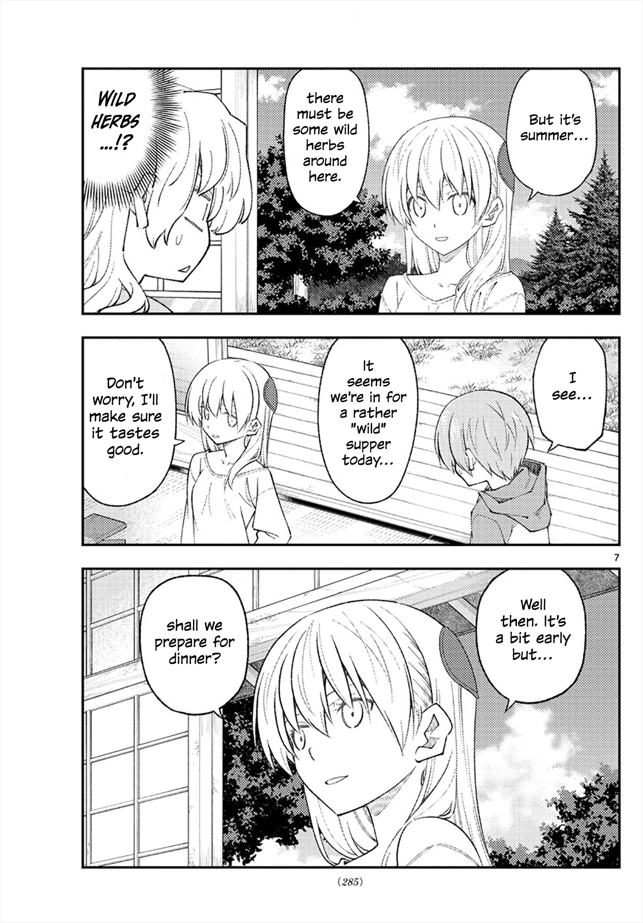 Tonikaku Cawaii Chapter 177 page 7 - Chapter 177: If you keep watching videos of people in distress while hiking, even the mountain will feel dejected