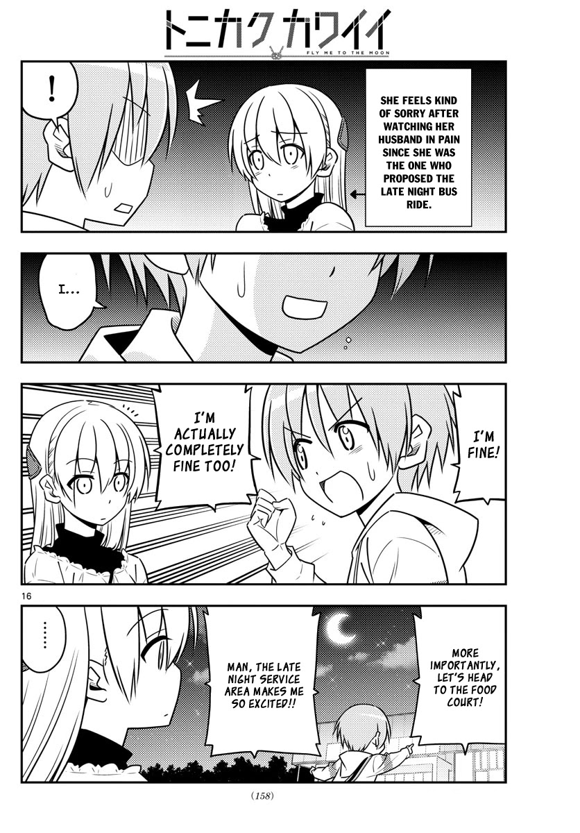 Tonikaku Cawaii Chapter 22 page 16 - Chapter 22: A mystery of life: How to get from Tokyo to Kyoto with on...