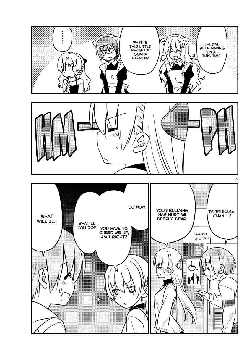 Tonikaku Cawaii Chapter 23 page 15 - Chapter 23: Mankind’s creation, the food court, gets really exc...