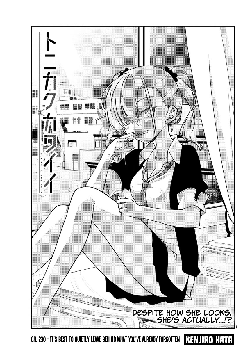 Tonikaku Cawaii Chapter 230 page 1 - Chapter 230: It’s best to quietly leave behind what you’ve already forgotten