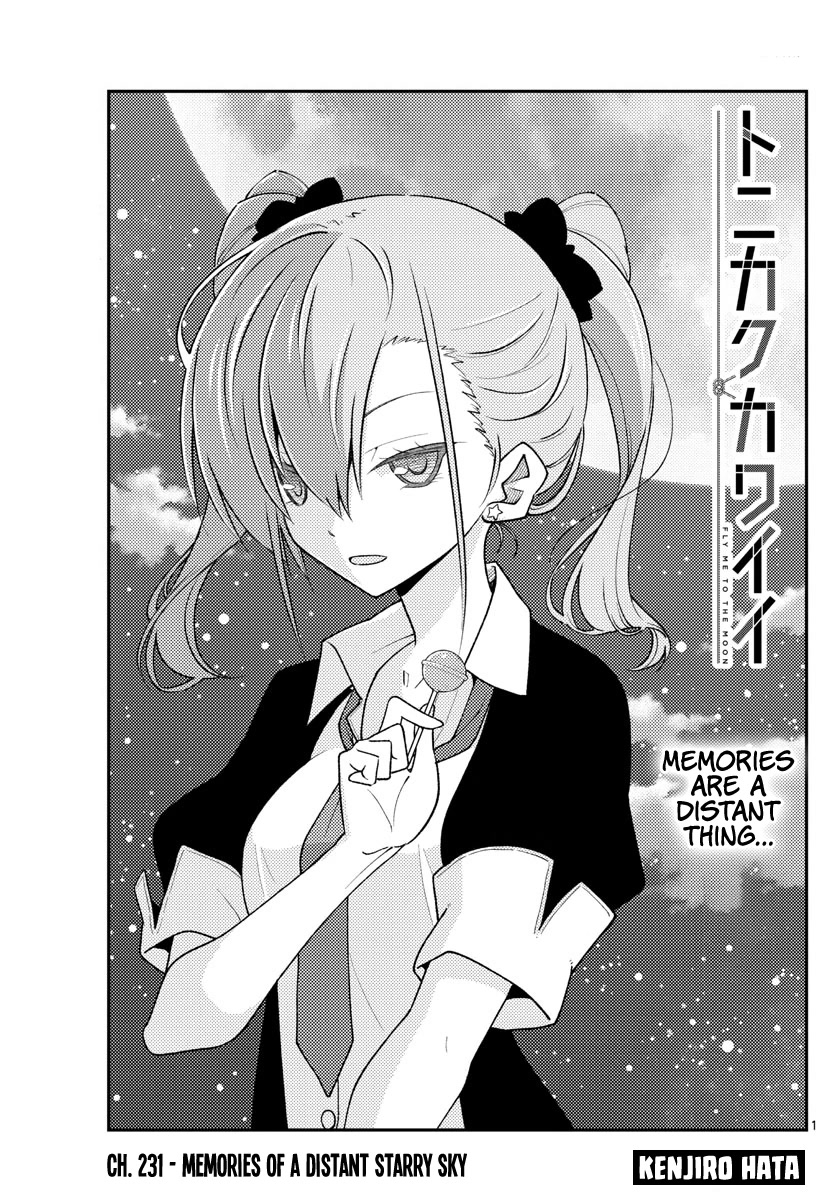Tonikaku Cawaii Chapter 231 page 3 - Chapter 231: Memories of a distant starry sky