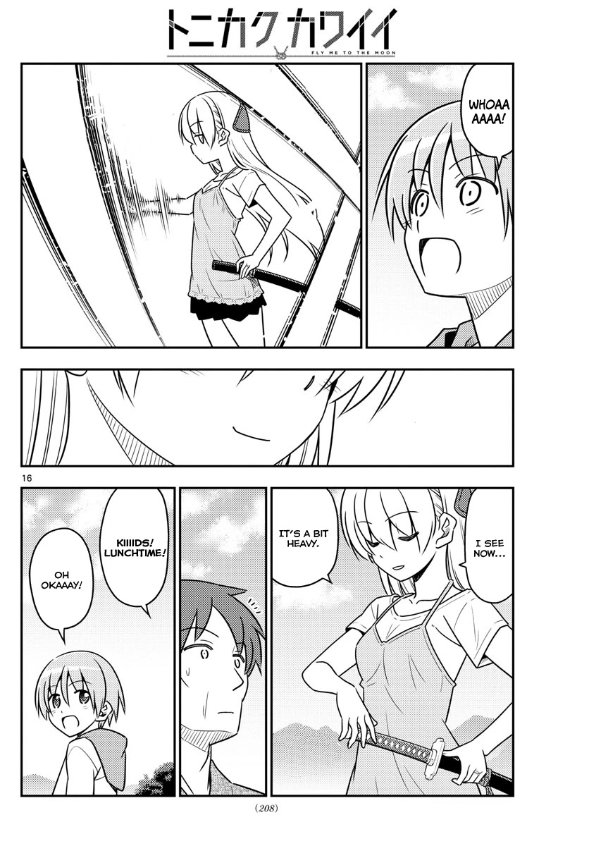 Tonikaku Cawaii Chapter 29 page 17 - Chapter 29: I wish my dad was as popular as Kurosawa