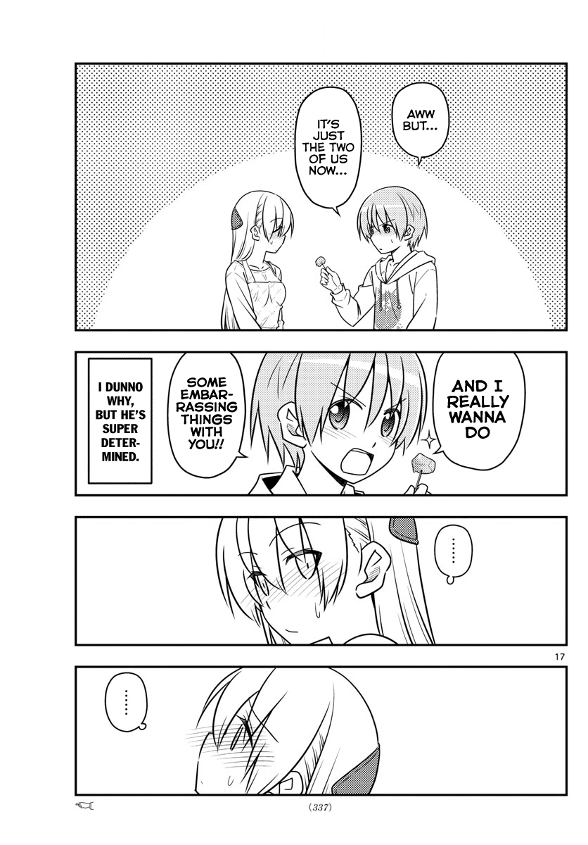 Tonikaku Cawaii Chapter 37 page 18 - Chapter 37: “Who made this tonkatsu!” Yuuzan said, but he didn’t come storming in.
