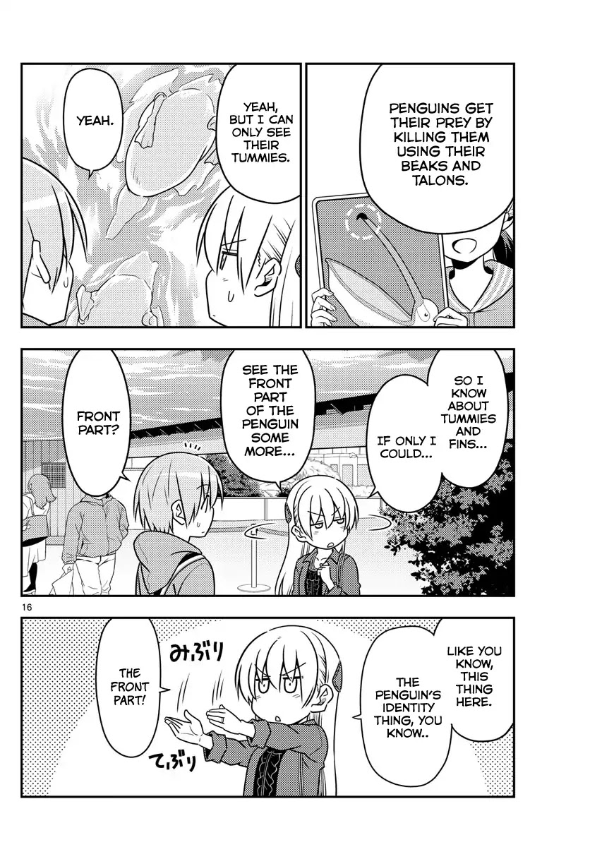 Tonikaku Cawaii Chapter 43 page 16 - Chapter 43: I went to an aquarium twice to write this aquarium date chapter. I didn't go with anyone though.