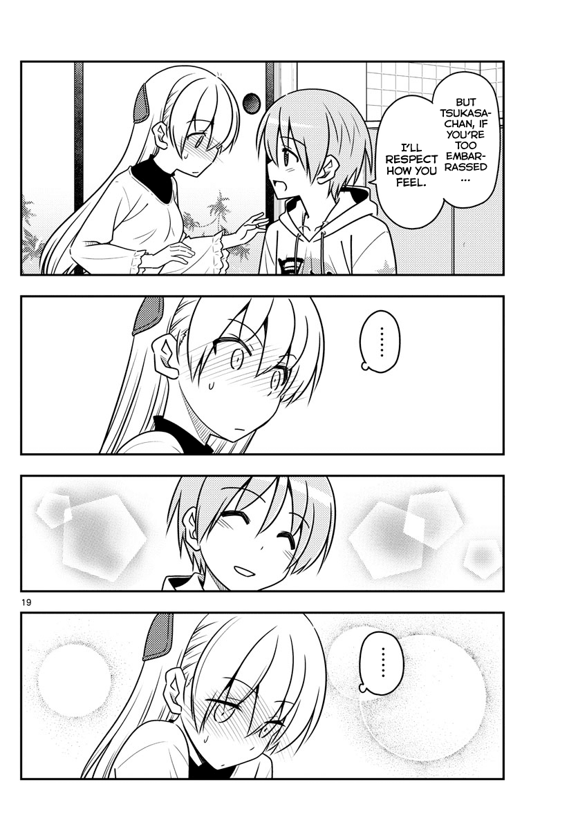 Tonikaku Cawaii Chapter 50 page 18 - Chapter 50: Yuzaki's bride. It's written as Hoshizora but read as Nasa!