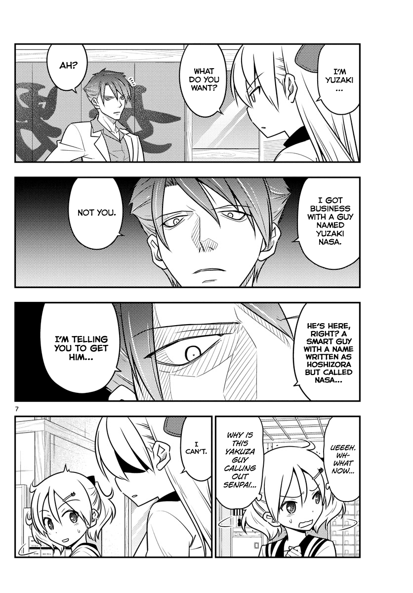 Tonikaku Cawaii Chapter 50 page 6 - Chapter 50: Yuzaki's bride. It's written as Hoshizora but read as Nasa!