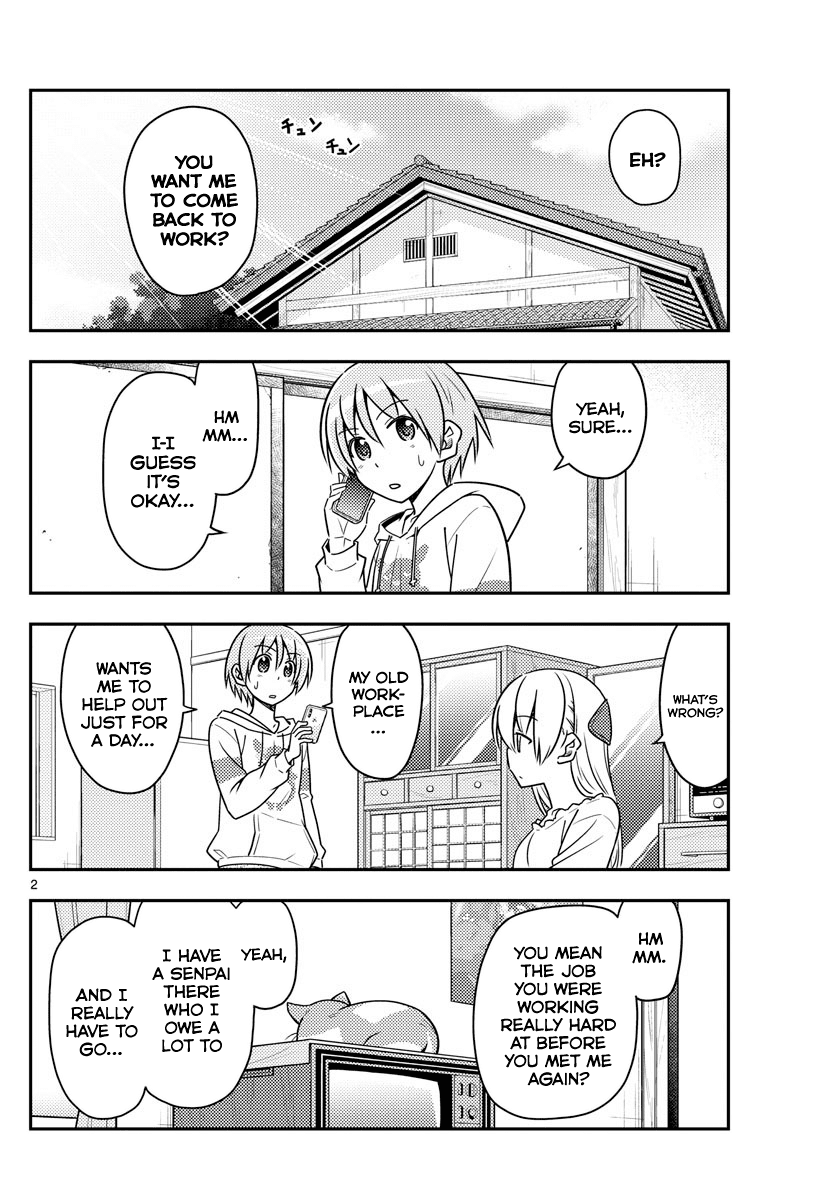 Tonikaku Cawaii Chapter 59 page 2 - Chapter 59: No matter how convenient smart phones are, lonely still feels lonely