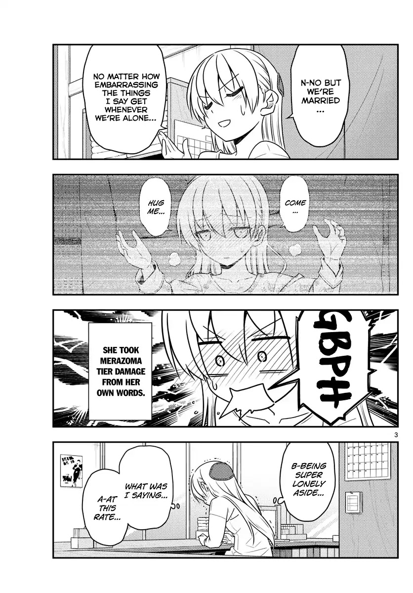 Tonikaku Cawaii Chapter 61 page 3 - Chapter 61: A poetic LINE sent in the dead of night is a cause of death
