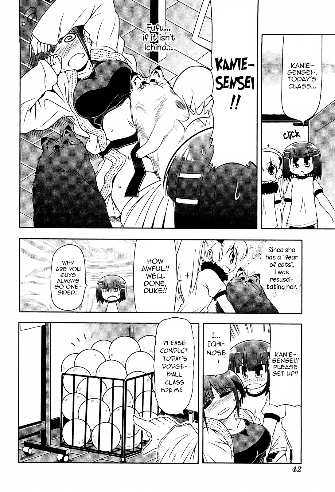 Tonnura-san Chapter 14 page 8 - Chapter 14: Tonnura-san and Gym Class