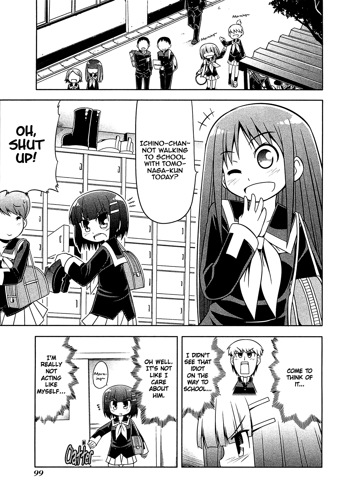 Tonnura-san Chapter 16 page 1 - Chapter 16: Ichino, Hinano-oneechan, and...