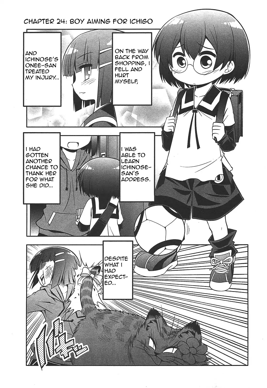 Tonnura-san Chapter 24 page 1 - Chapter 24: Boy Aiming for Ichigo