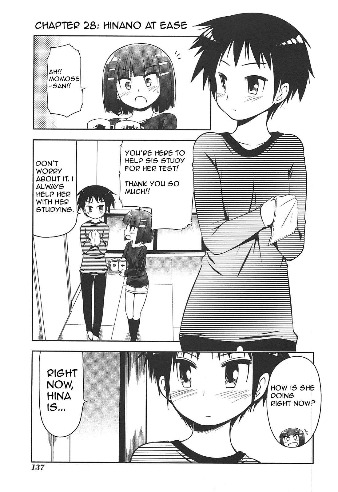 Tonnura-san Chapter 28 page 1 - Chapter 28: Hinano at Ease