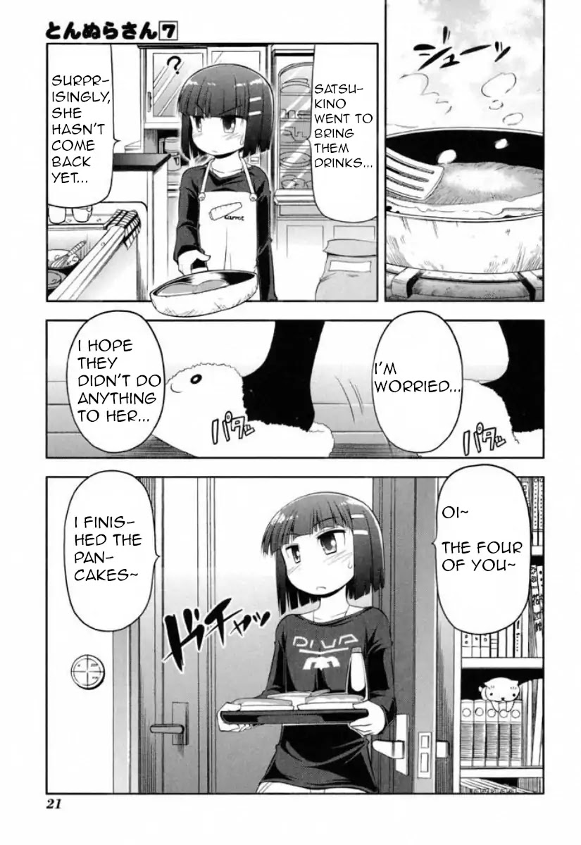 Tonnura-san Chapter 35 page 23 - Chapter 35: Satsukino and Her Older Sister's Friends