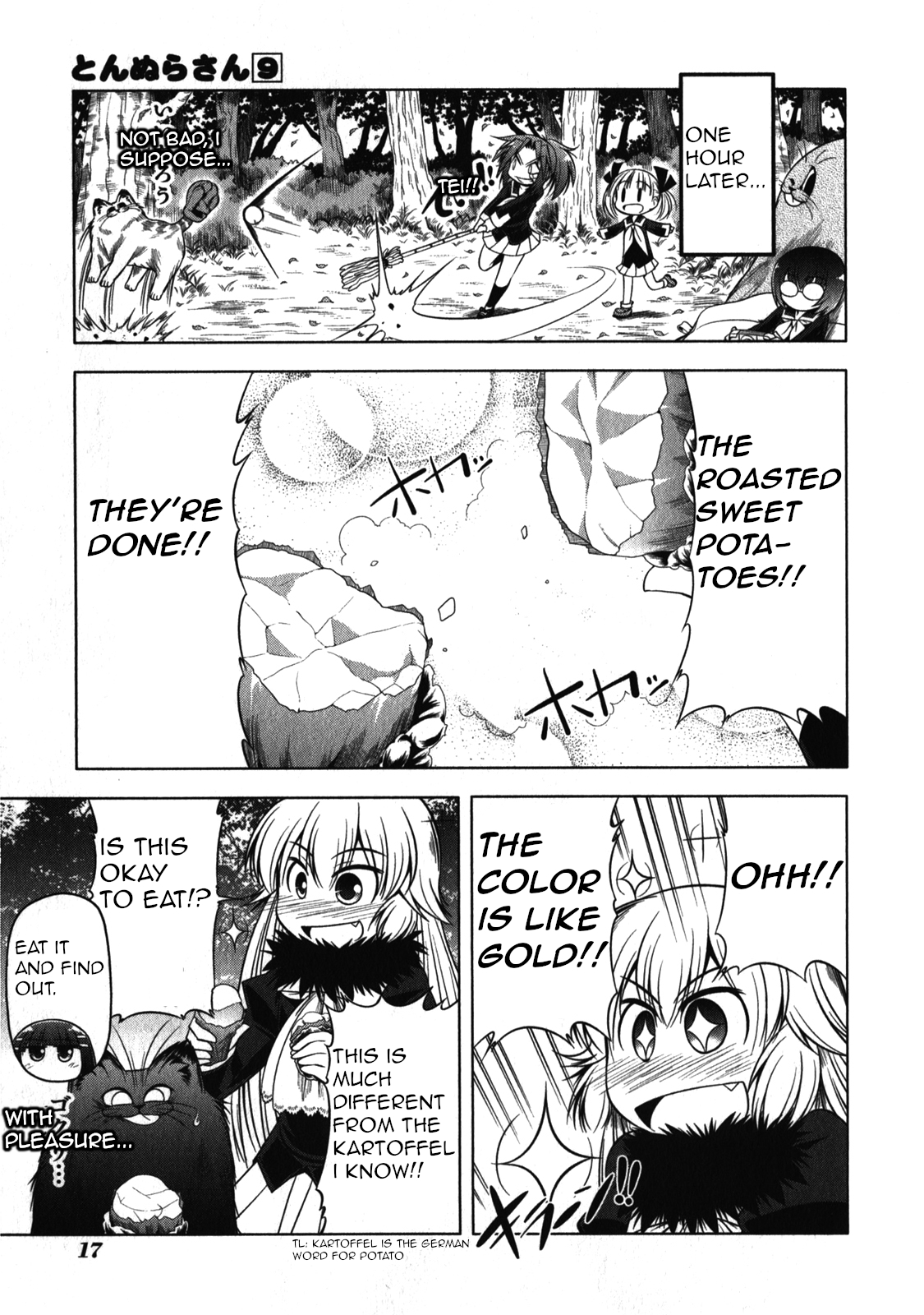 Tonnura-san Chapter 46 page 21 - Chapter 46: Luxe and Roasted Sweet Potatoes