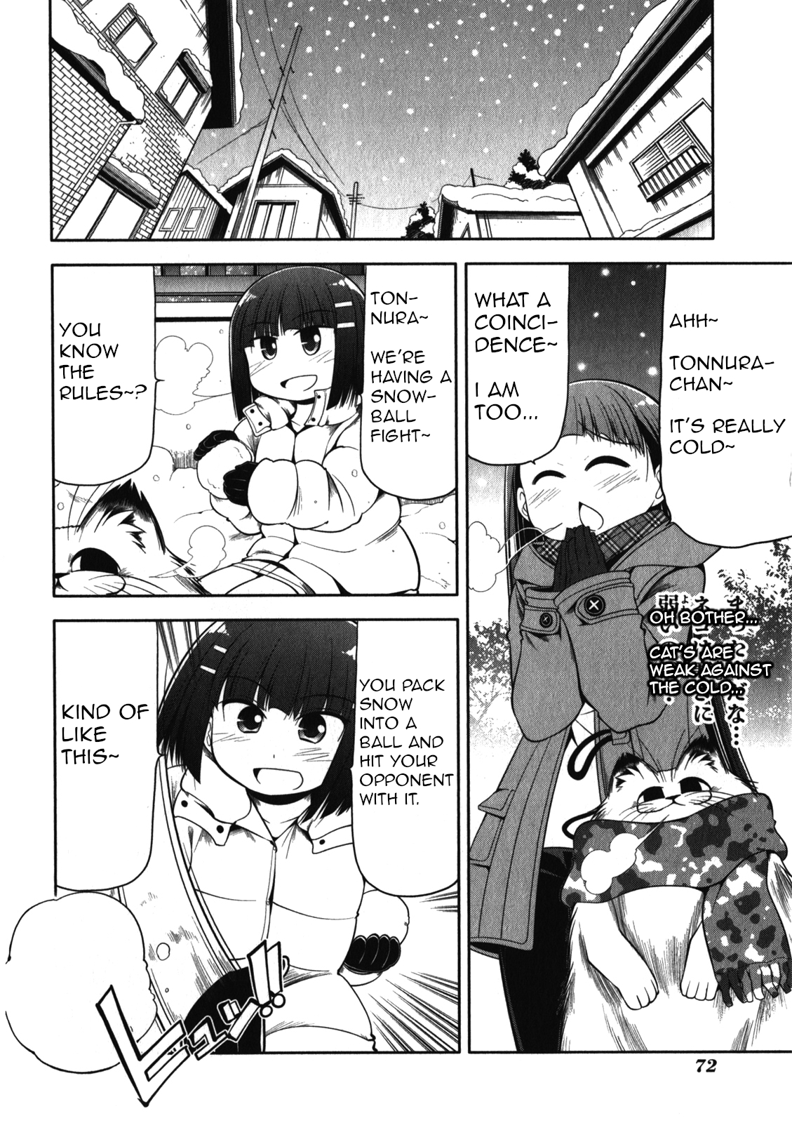 Tonnura-san Chapter 48 page 12 - Chapter 48: Tonnura-San and the Snowball Fight