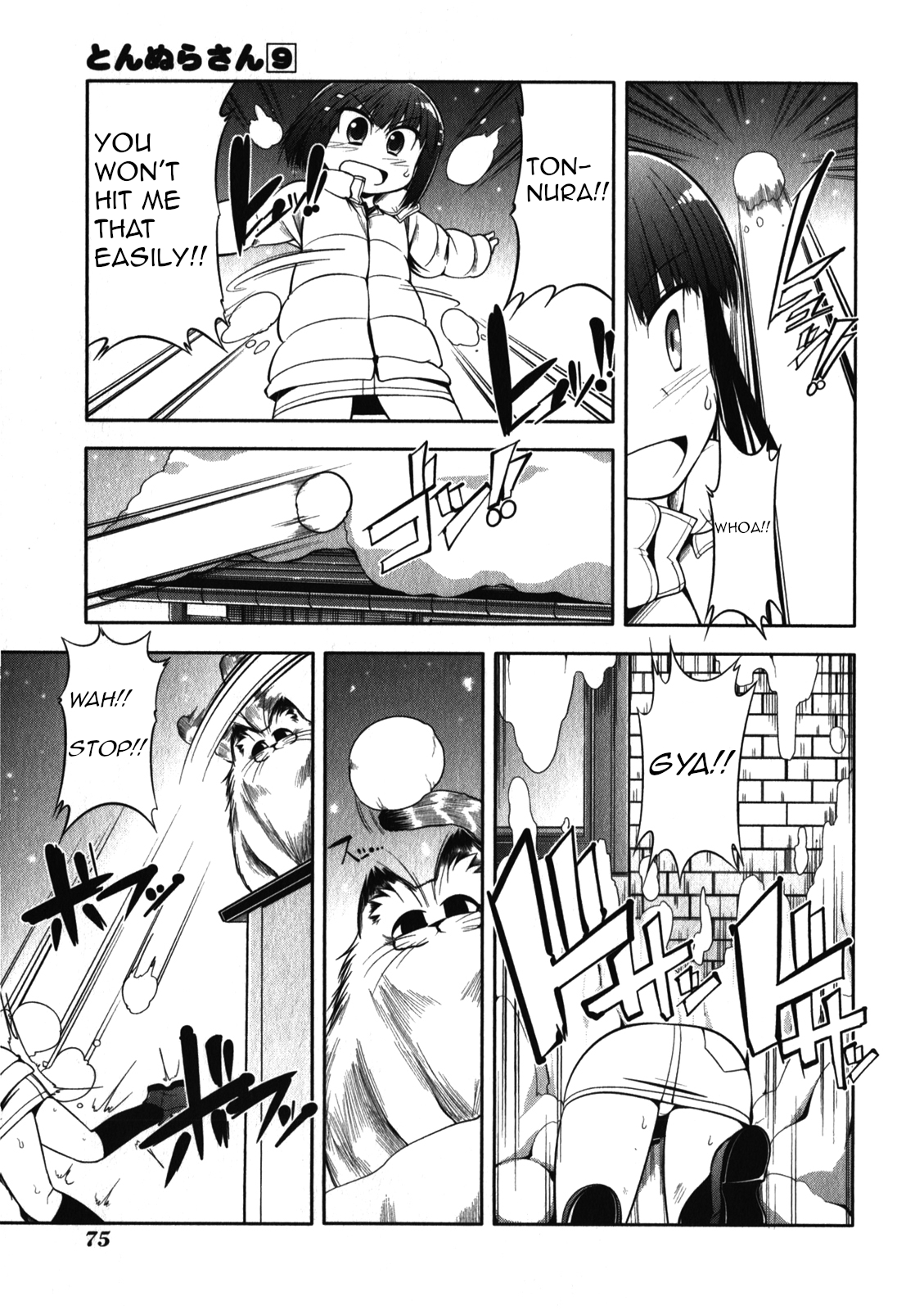 Tonnura-san Chapter 48 page 15 - Chapter 48: Tonnura-San and the Snowball Fight