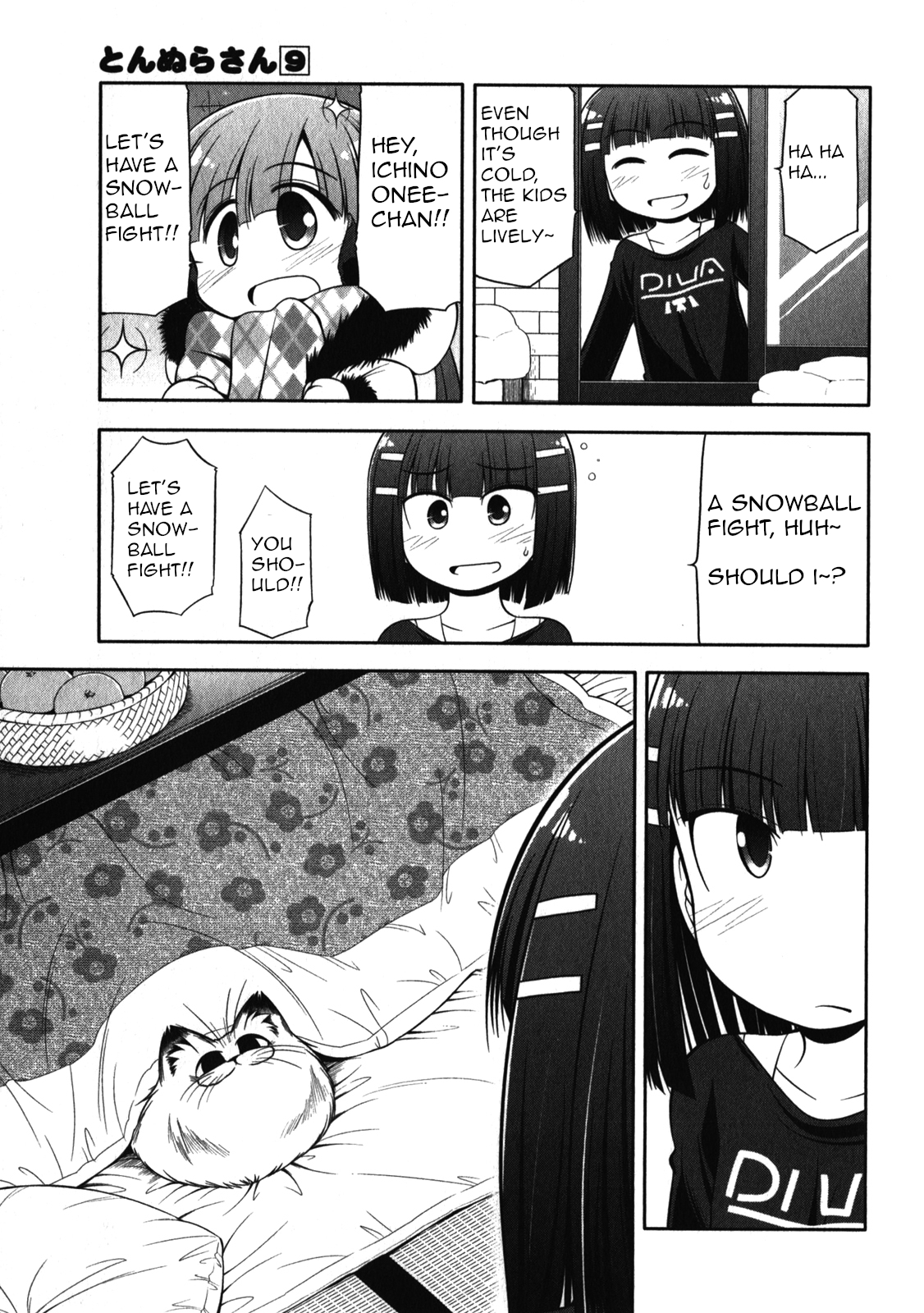 Tonnura-san Chapter 48 page 9 - Chapter 48: Tonnura-San and the Snowball Fight