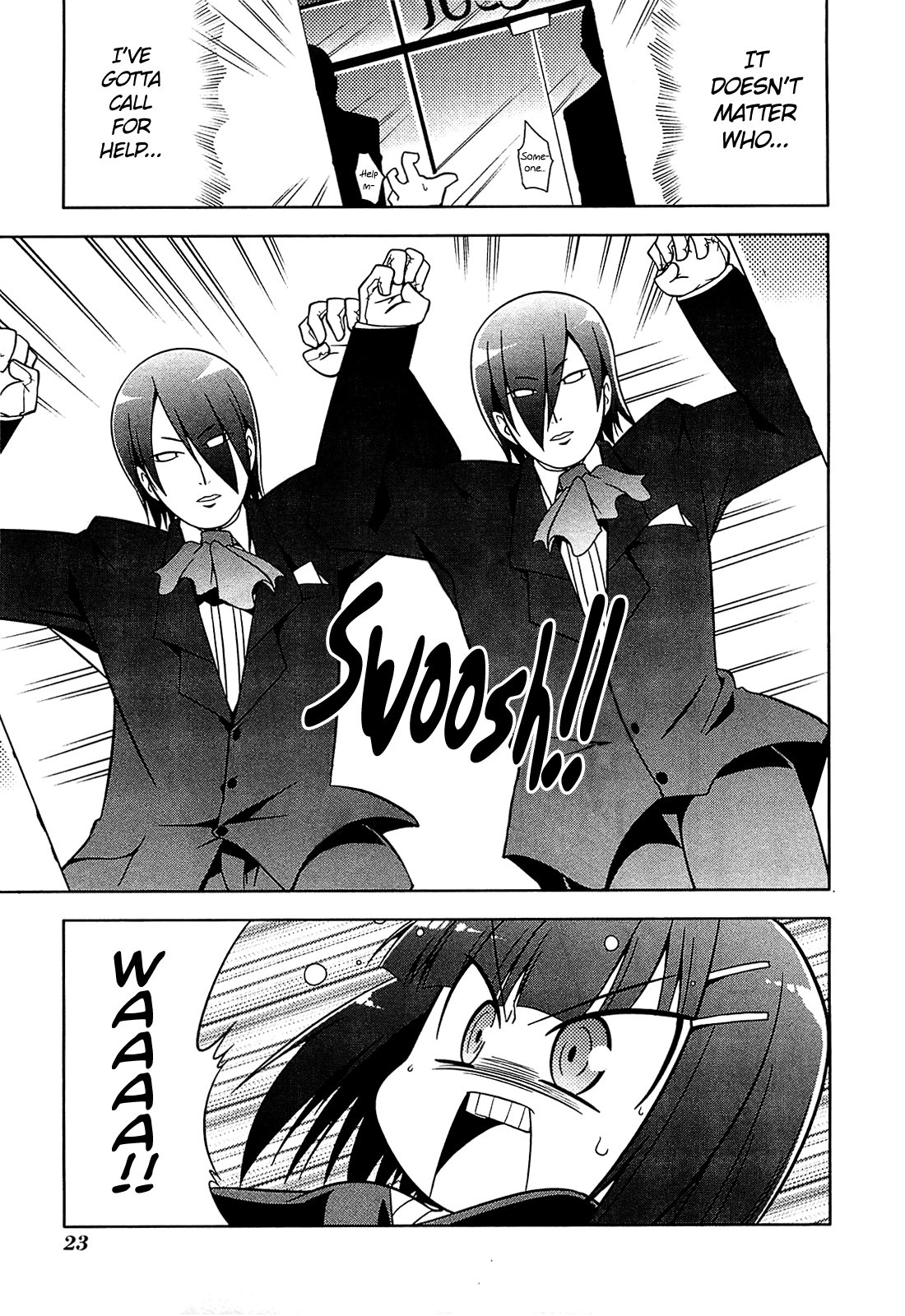 Tonnura-san Chapter 7 page 23 - Chapter 7: A Mysterious Ojou-sama and a Black Tonnura!?