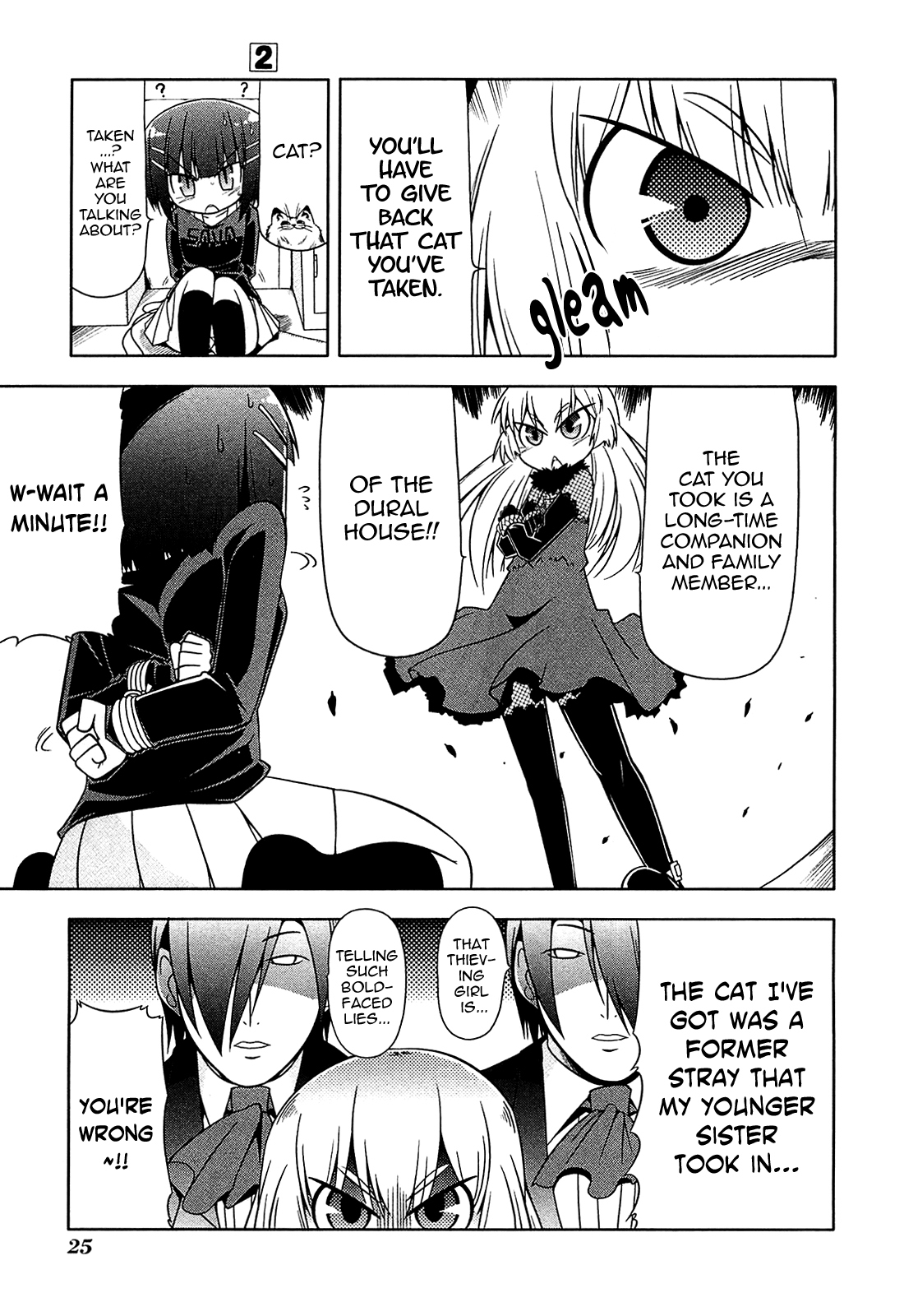 Tonnura-san Chapter 7 page 25 - Chapter 7: A Mysterious Ojou-sama and a Black Tonnura!?