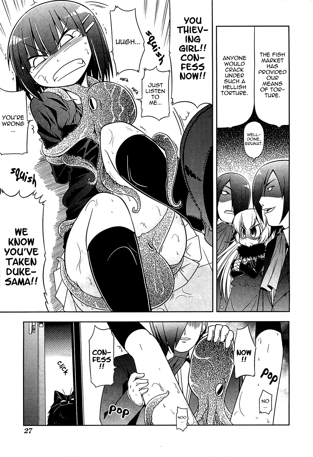 Tonnura-san Chapter 7 page 27 - Chapter 7: A Mysterious Ojou-sama and a Black Tonnura!?