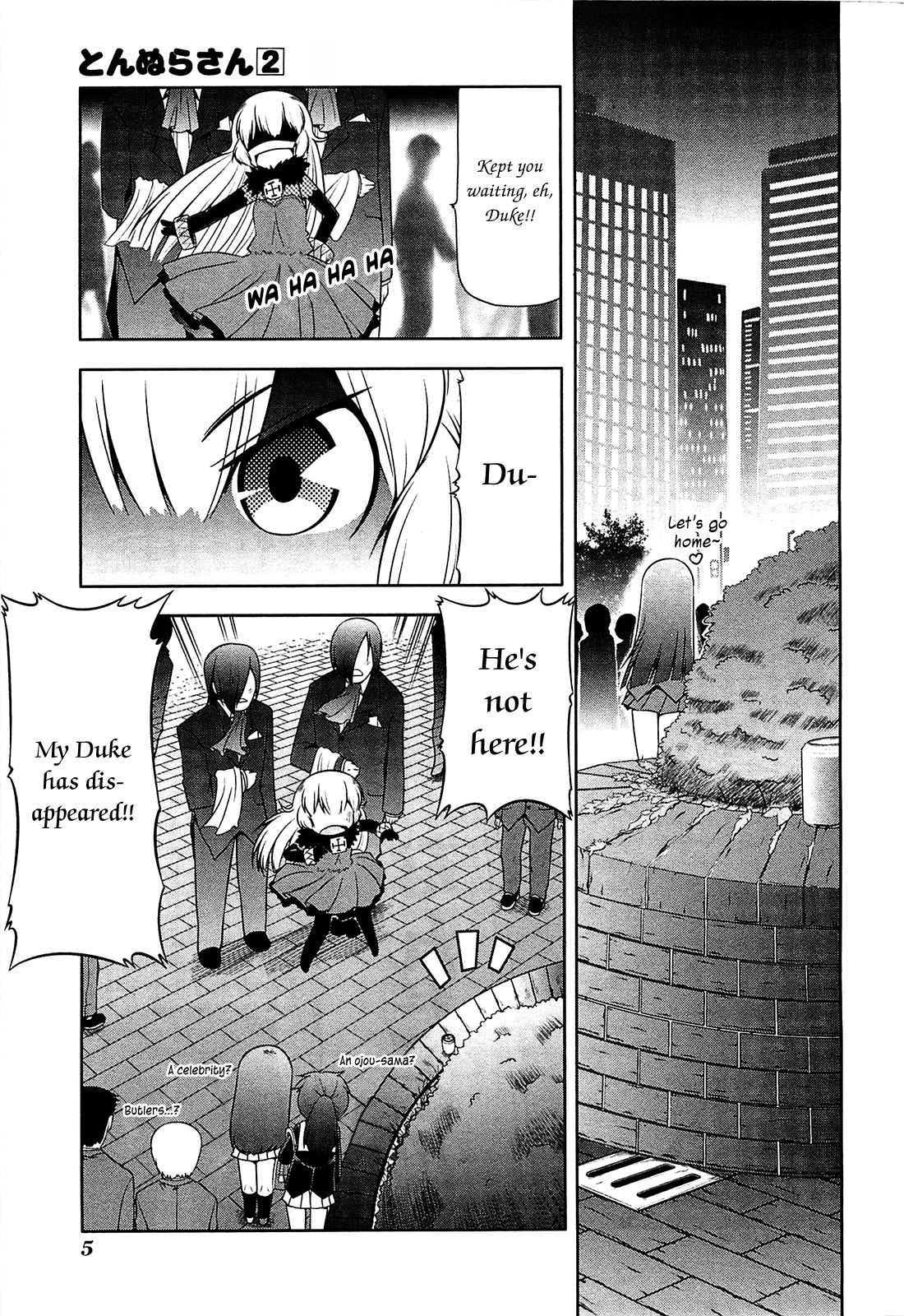 Tonnura-san Chapter 7 page 7 - Chapter 7: A Mysterious Ojou-sama and a Black Tonnura!?