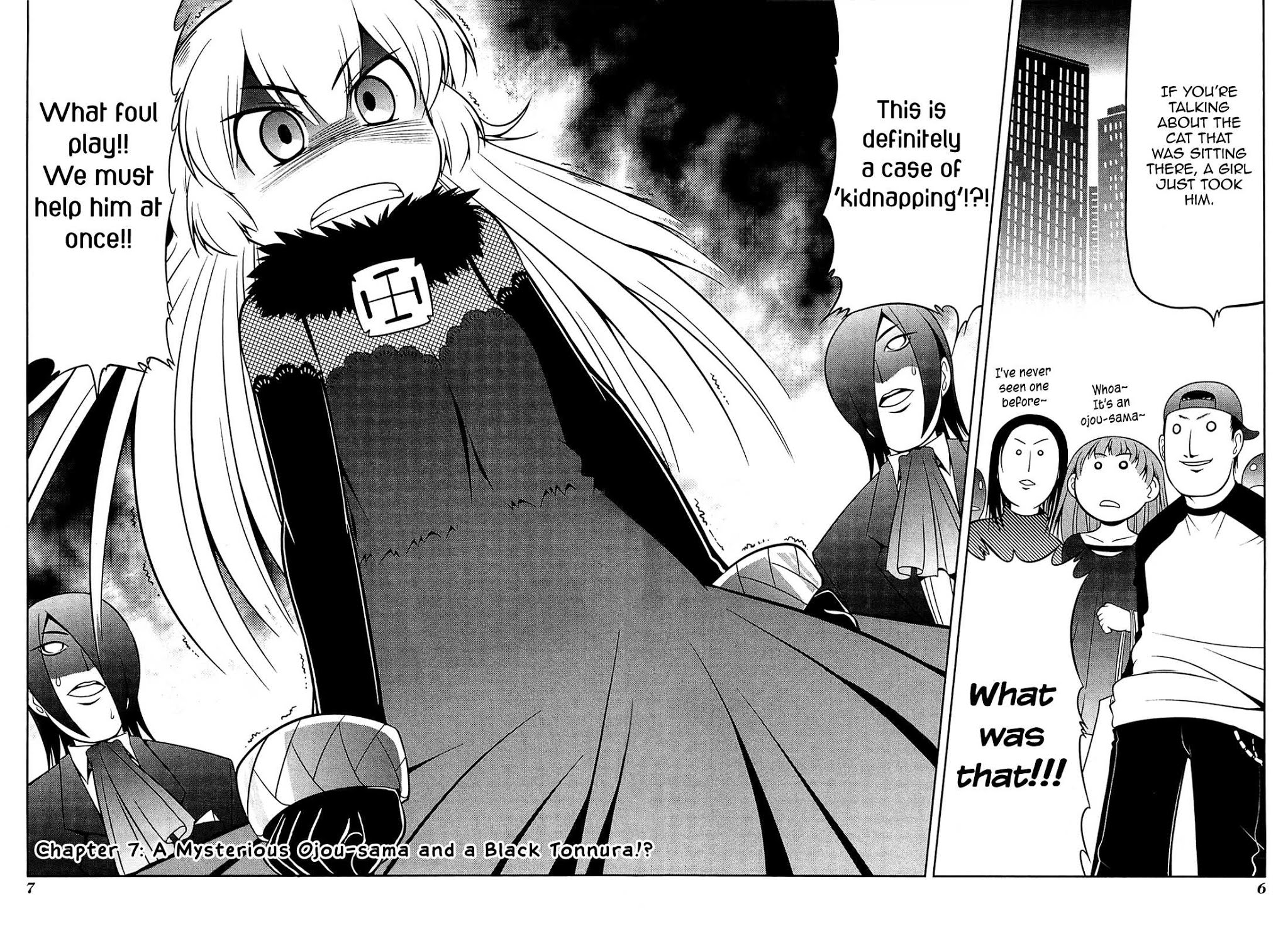 Tonnura-san Chapter 7 page 8 - Chapter 7: A Mysterious Ojou-sama and a Black Tonnura!?
