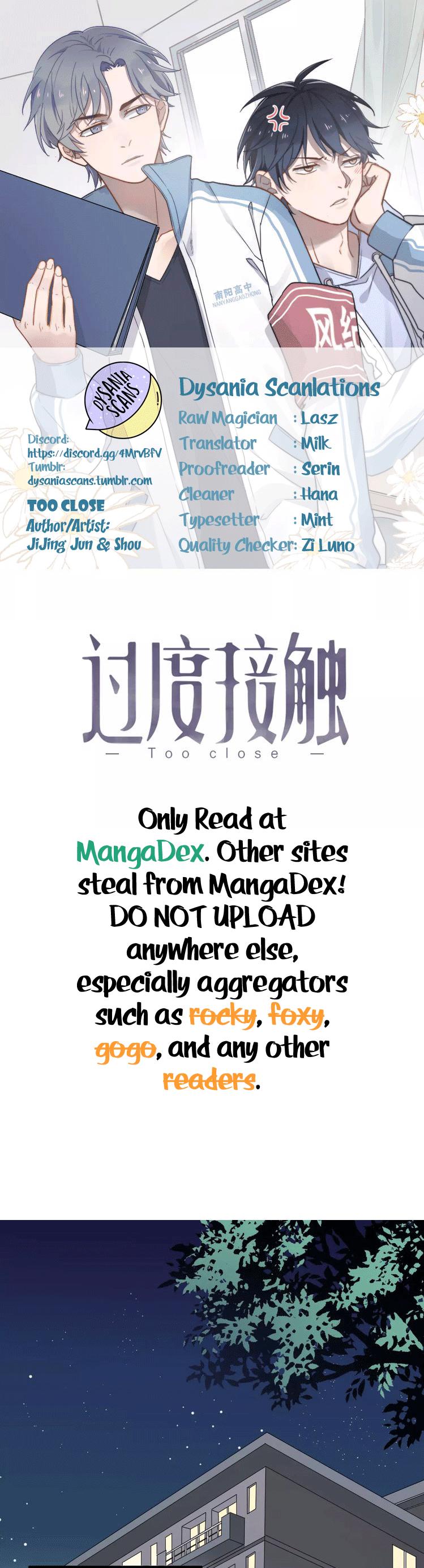 Too Close Chapter 11 page 1 - Chapter 11: Difficulties of the Student Council