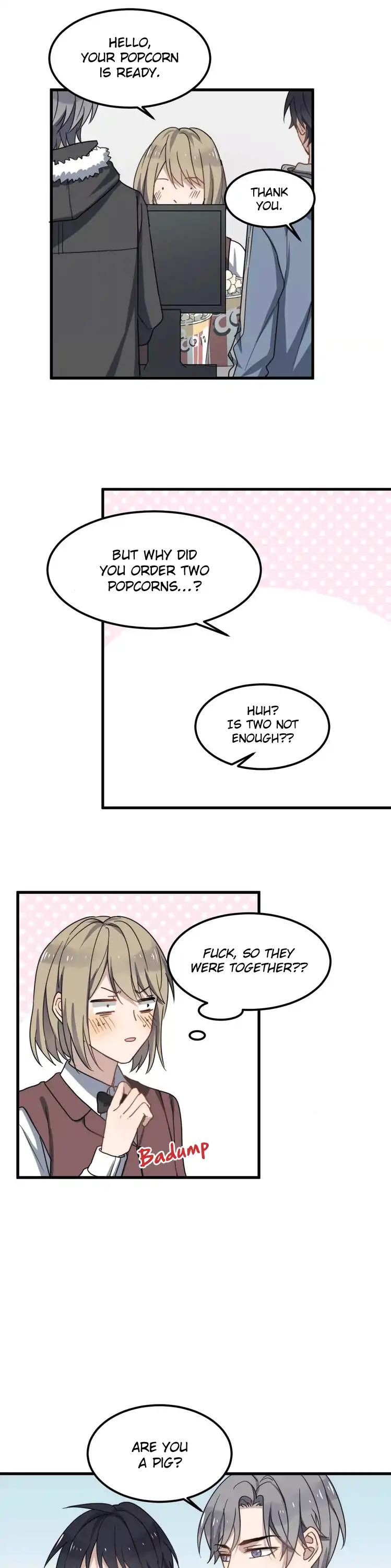 Too Close Chapter 20 page 13 - Chapter 20: Popcorns and Head Pat
