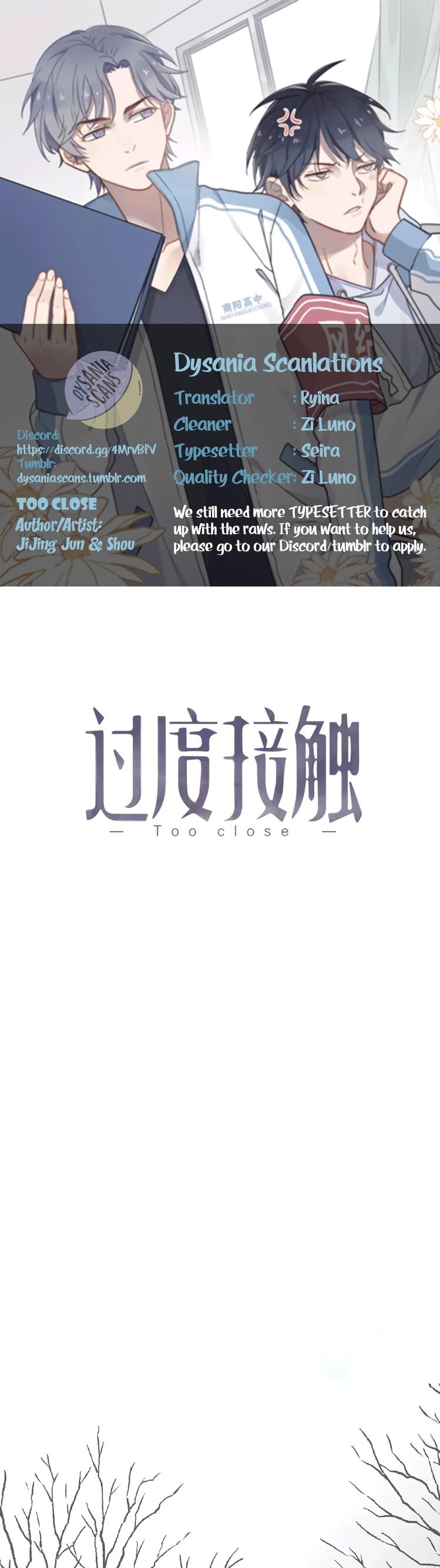 Too Close Chapter 23 page 1 - Chapter 23: You’re My Little Cutie