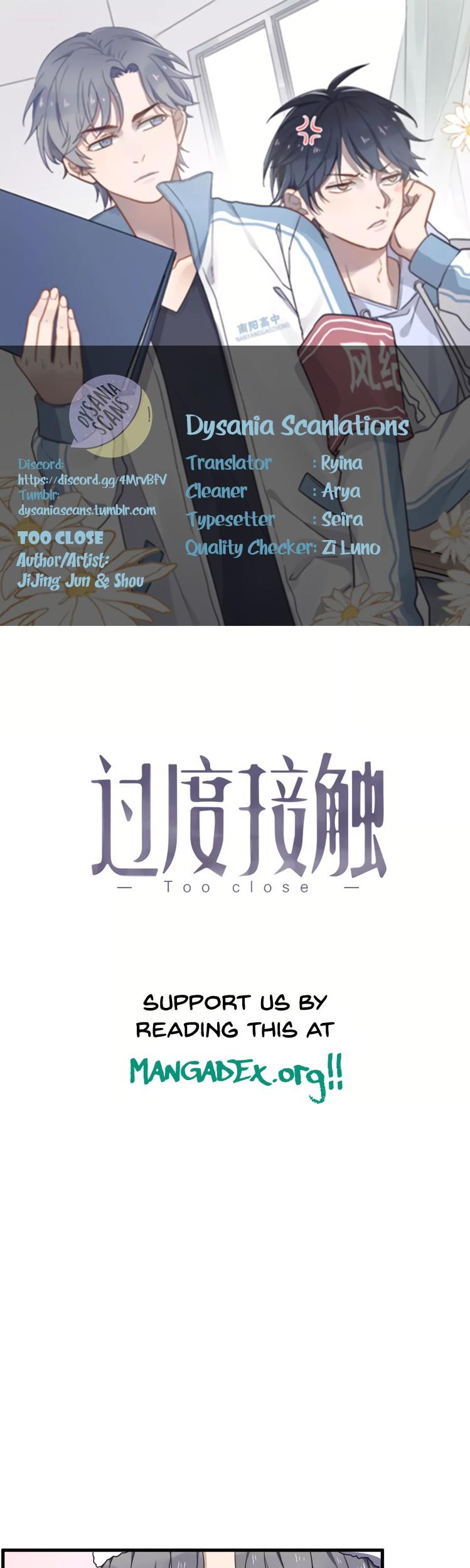 Too Close Chapter 37 page 1 - Chapter 37: Intention