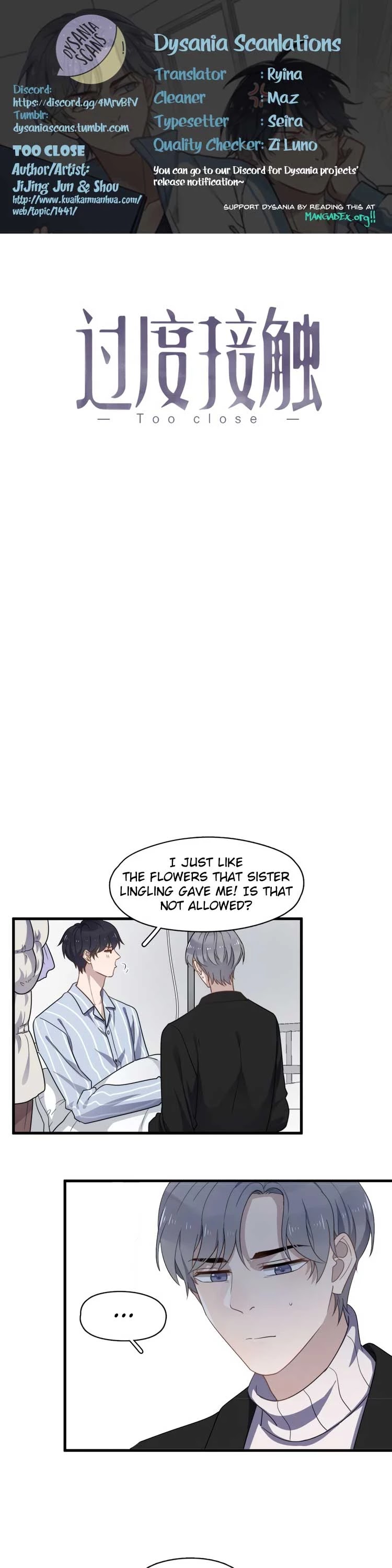 Too Close Chapter 77 page 1 - Chapter 77: Lilies