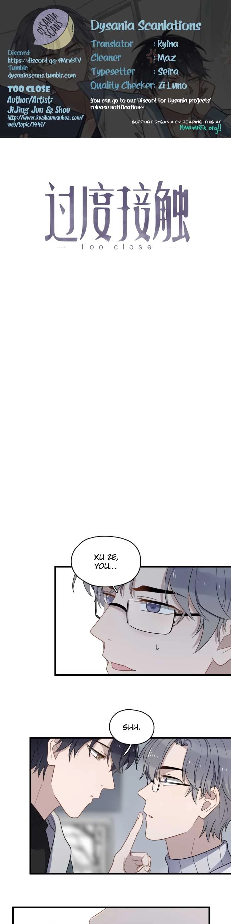 Too Close Chapter 79 page 1 - Chapter 79: Our Relationship