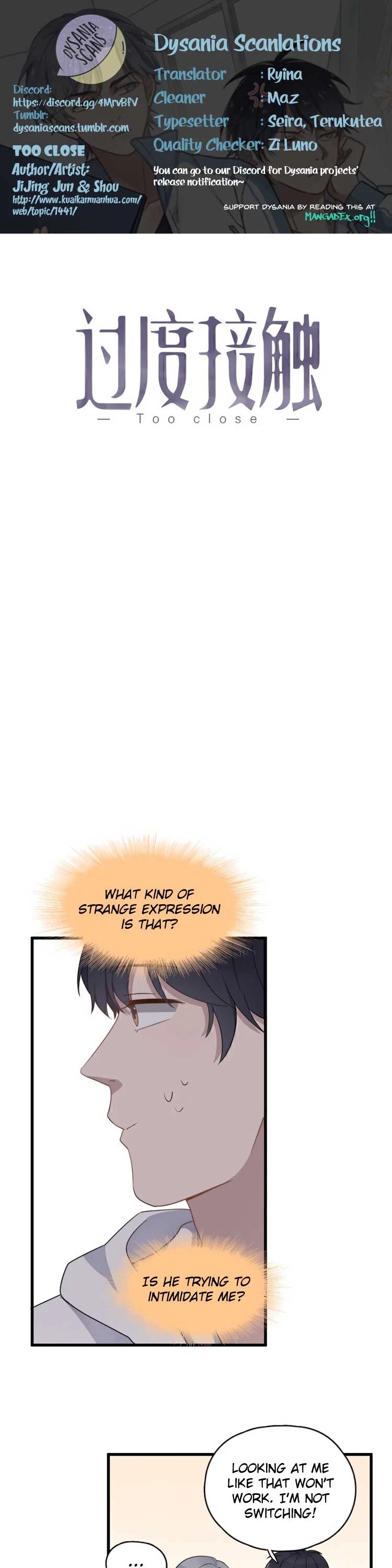 Too Close Chapter 81 page 1 - Chapter 81: You Started It!