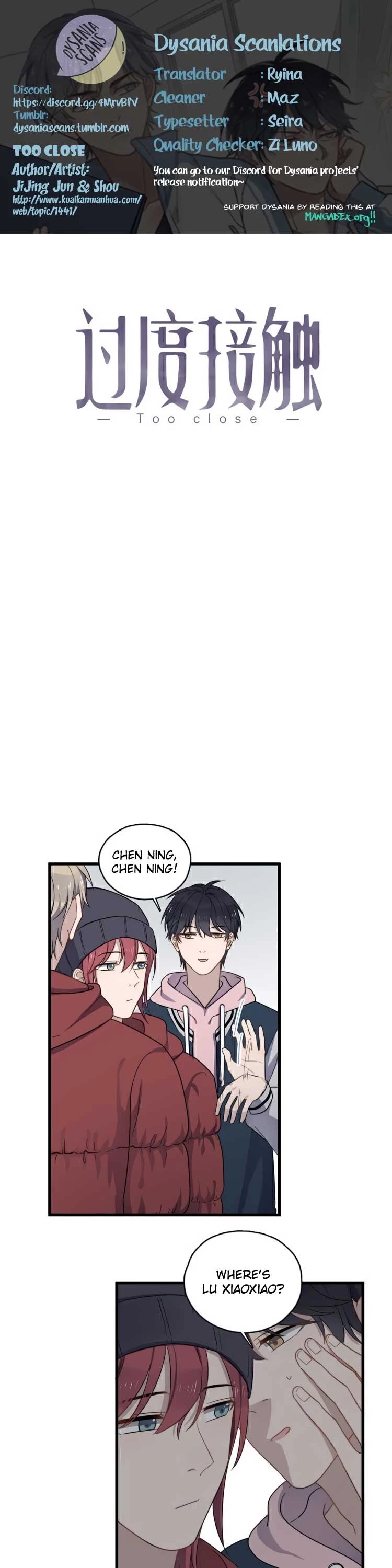 Too Close Chapter 83 page 1 - Chapter 83: Was Misunderstood?!