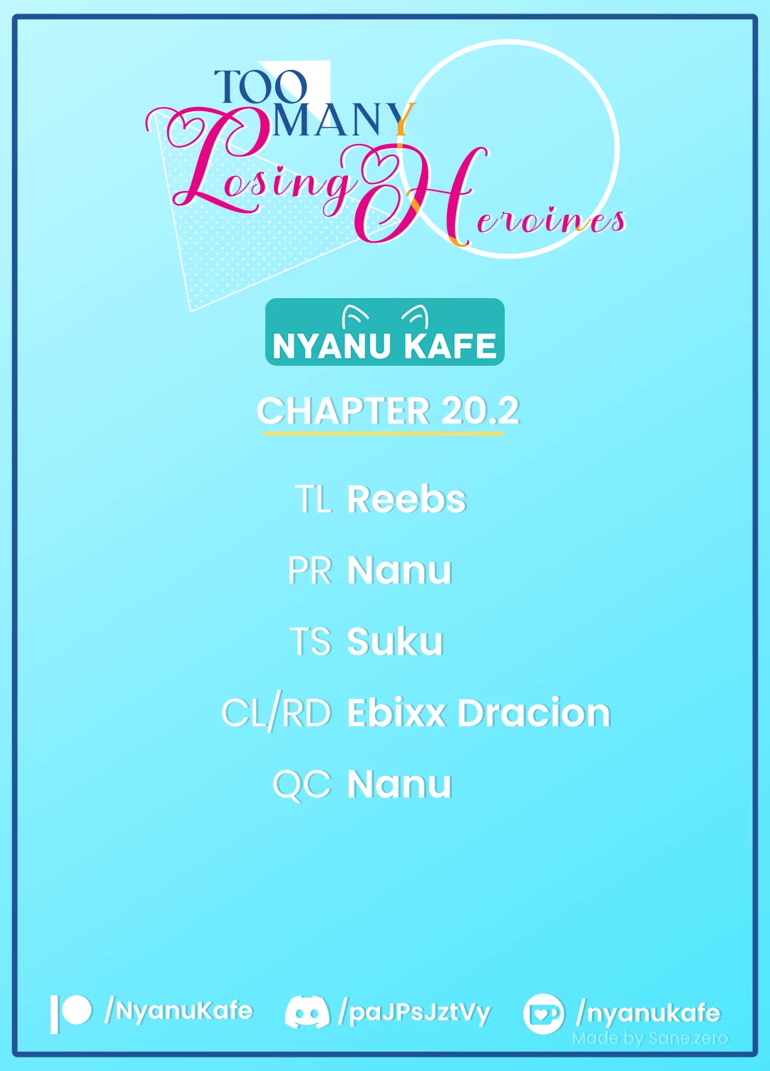 Too Many Losing Heroines! Chapter 20.2 page 1 - Chapter 20.2: 20th Loss: The first experience was for a losing heroine. The second experience was for a losing heroine. Whom is the third experience for?
