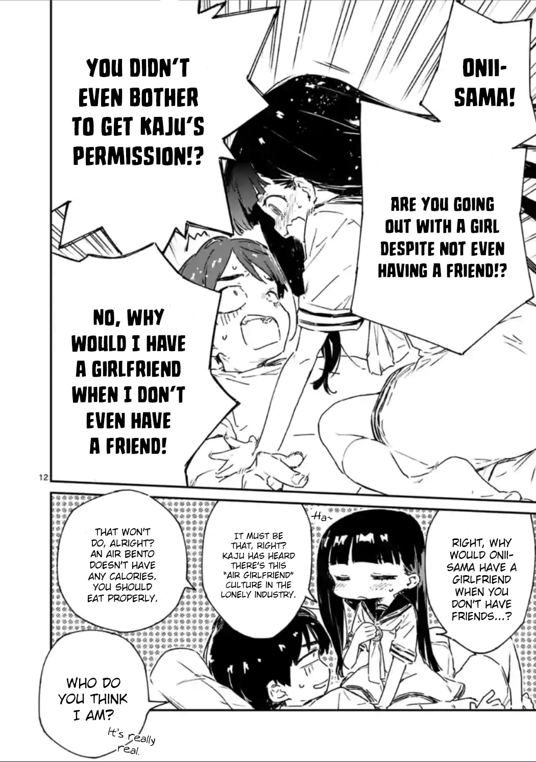 Too Many Losing Heroines! Chapter 6 page 12 - Chapter 6: "Kaju Wants to Know About Conquering Onii-Sama!"