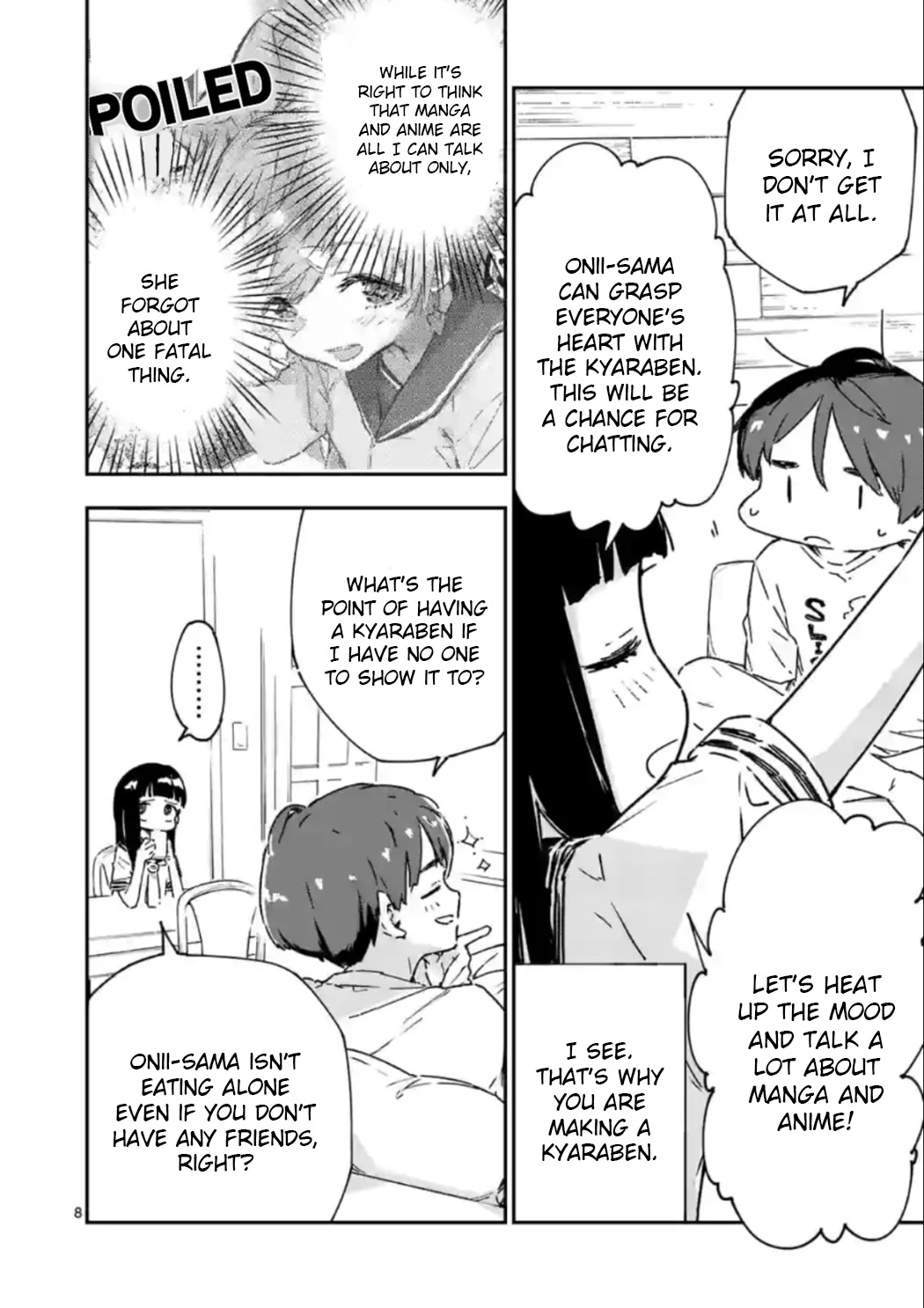 Too Many Losing Heroines! Chapter 6 page 8 - Chapter 6: "Kaju Wants to Know About Conquering Onii-Sama!"