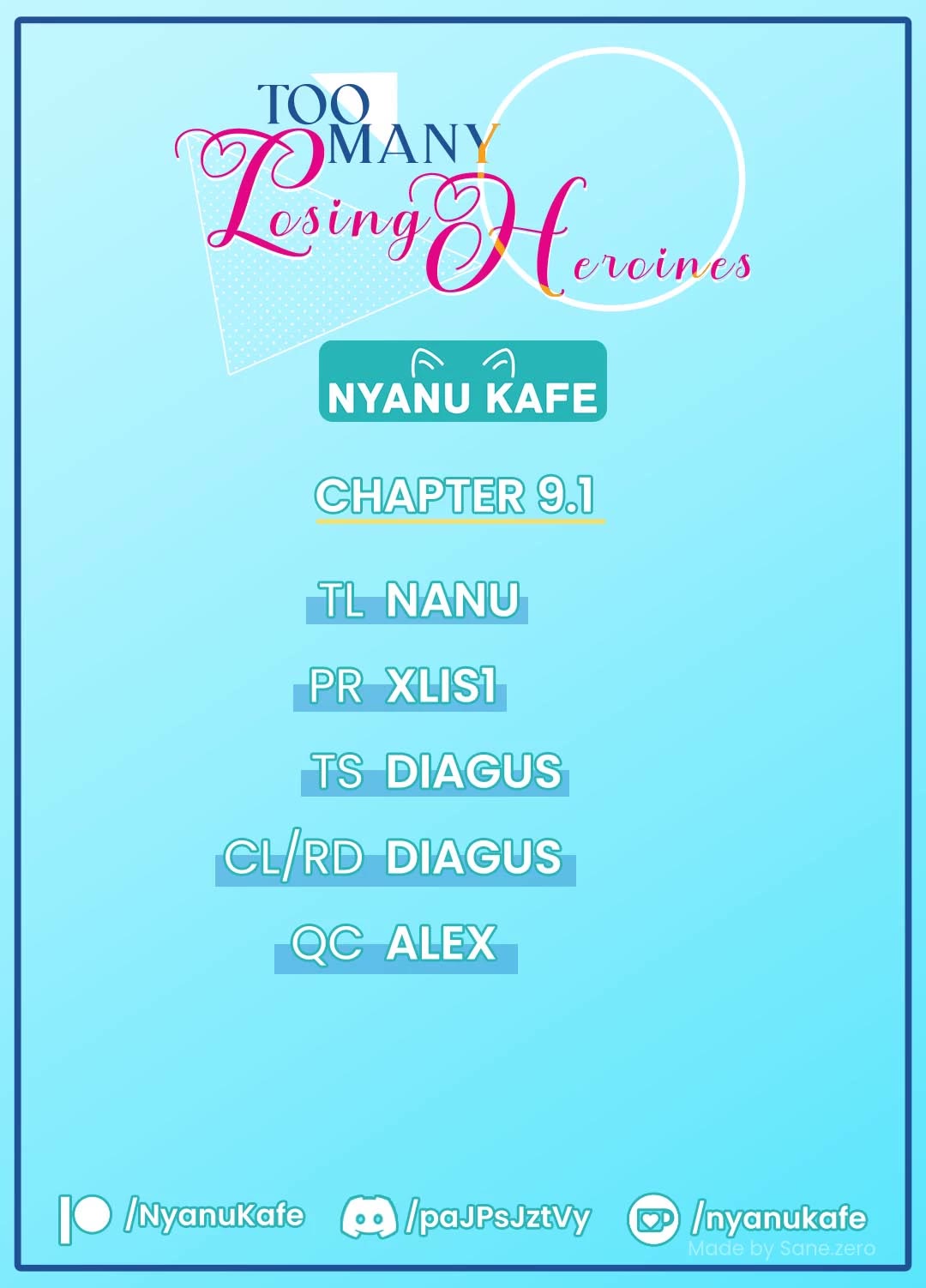 Too Many Losing Heroines! Chapter 9.1 page 1 - Chapter 9.1: 9th loss "Tide and sometimes Remon - Sauce flavour -"