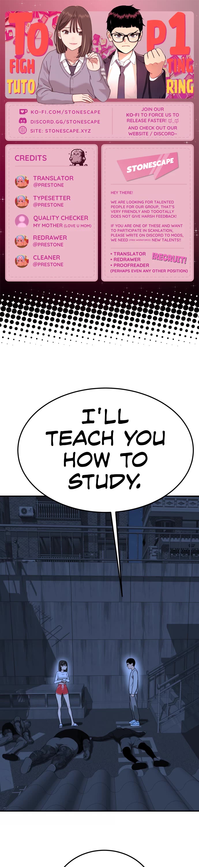 Top 1 Fighting Tutoring Chapter 2 page 1 - Chapter 2: First Day of Tutoring